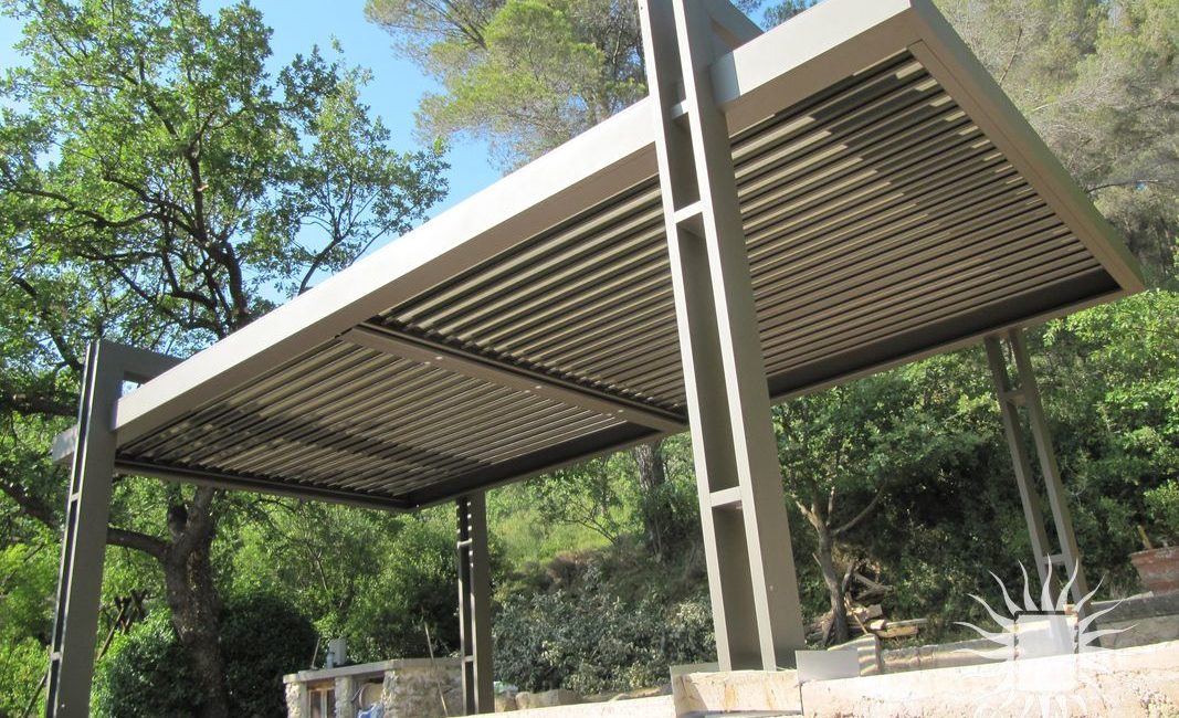 Pergola grise Montpellier